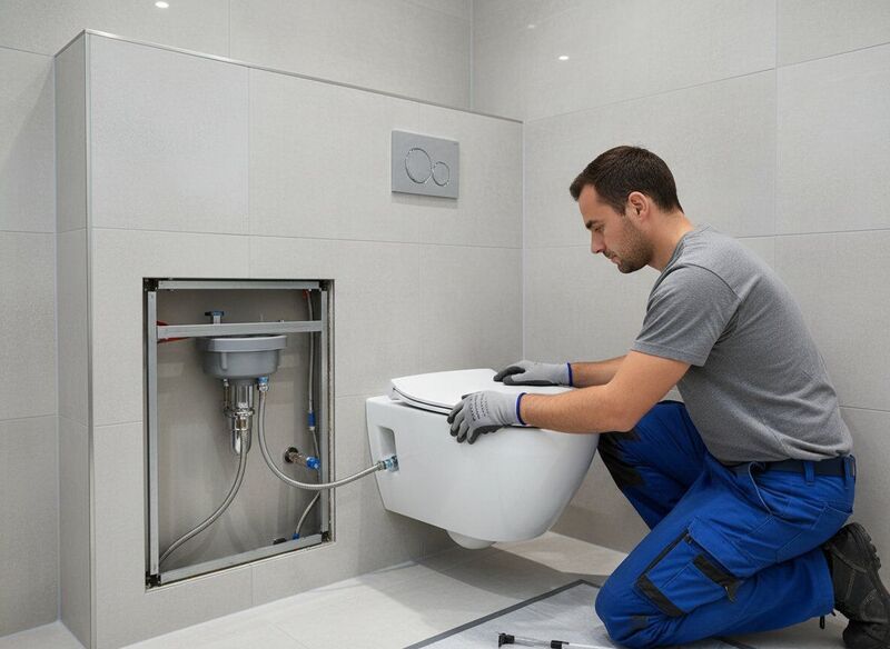 Установка унитаза в Таллине